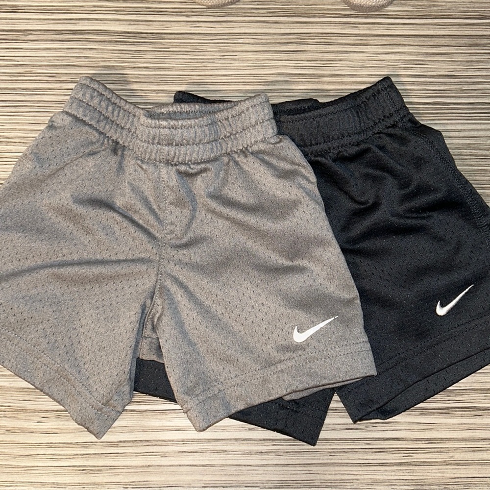 Two pairs of Nike athletic shorts